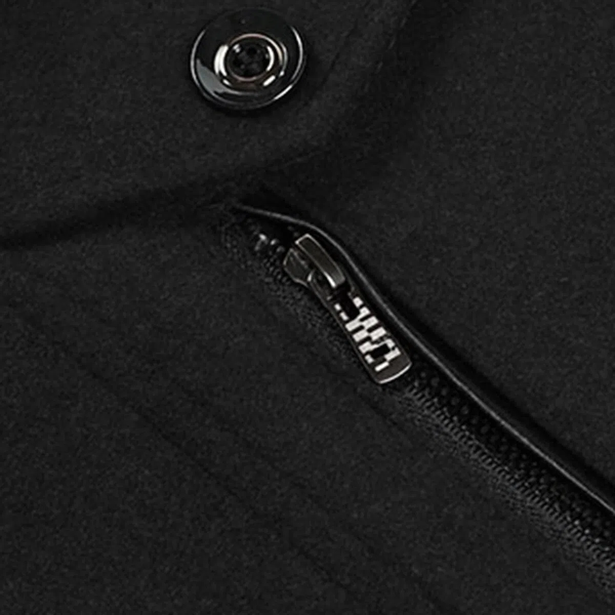 Allthemen Abrigo de invierno para hombre gabardina corta de lana Parka a prueba de viento cuello de solapa