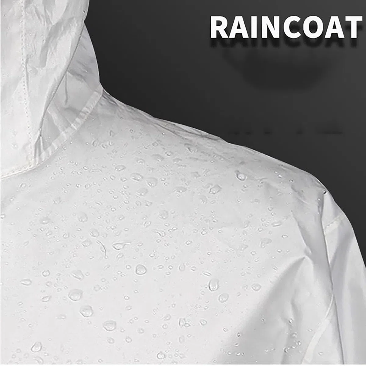 Juego de chubasquero para hombre con capucha y pantalones de lluvia, chubasquero para hombre, traje de lluvia para moto, impermeable, transpirable, reflectante, impermeable, resistente al