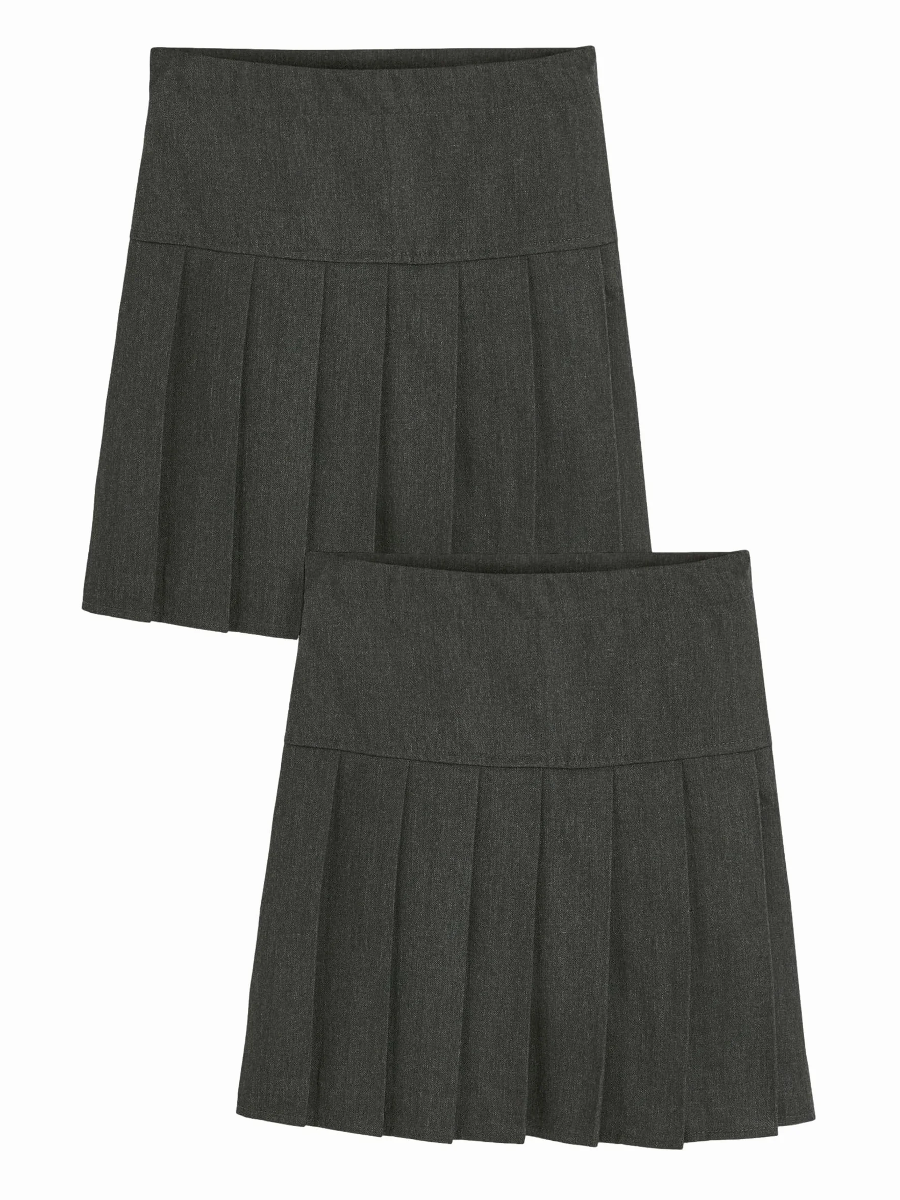 NEXT Niñas Pack de 2 Faldas Escolares de Tablas con Cintura estándar
