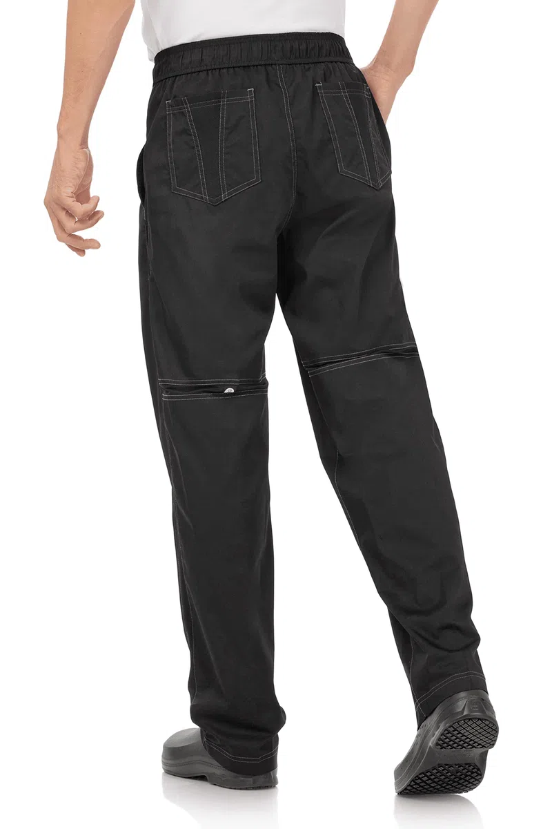Chef Works - Pantalones de Chef Holgados Cool Vent para Hombre