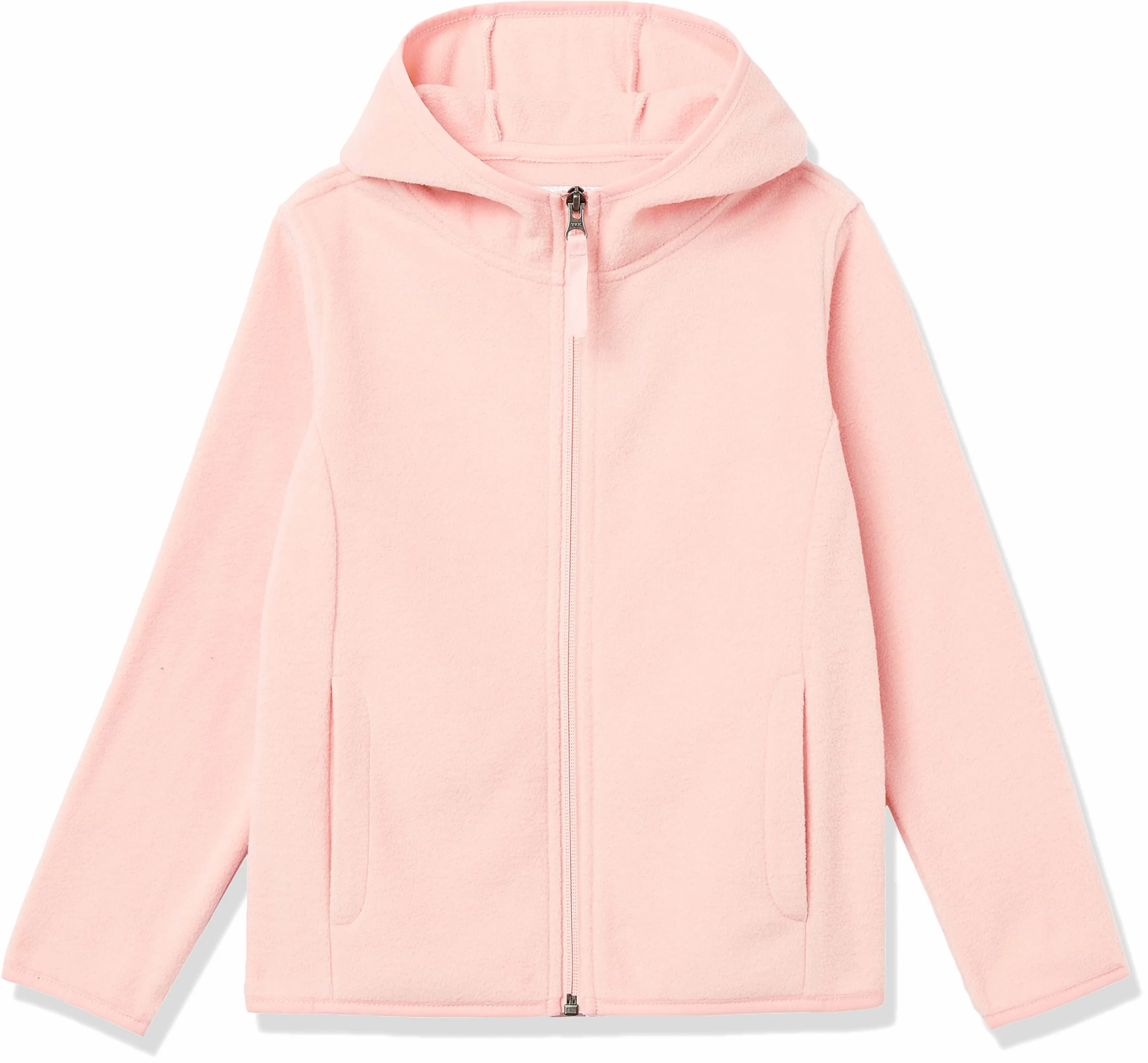 Amazon Essentials Chaqueta de Forro Polar Ligera con Capucha y Cremallera Completa Niña