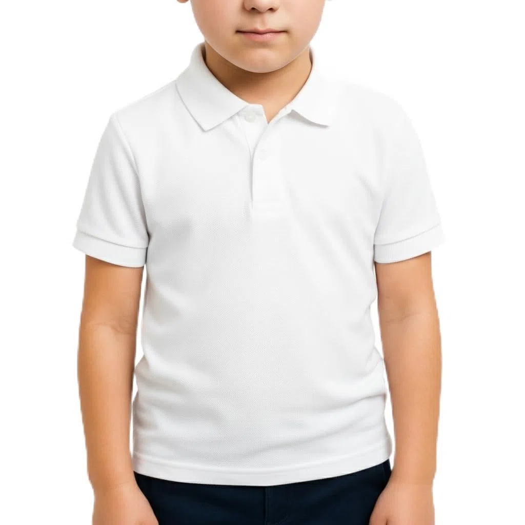 FERRYS - 7191 - Polo Niño Manga Corta Piqué con Puño – 100% Algodón Peinado, Transpirable y Anti-Pilling – Cuello con Tapeta de Botones - Fabricado en España