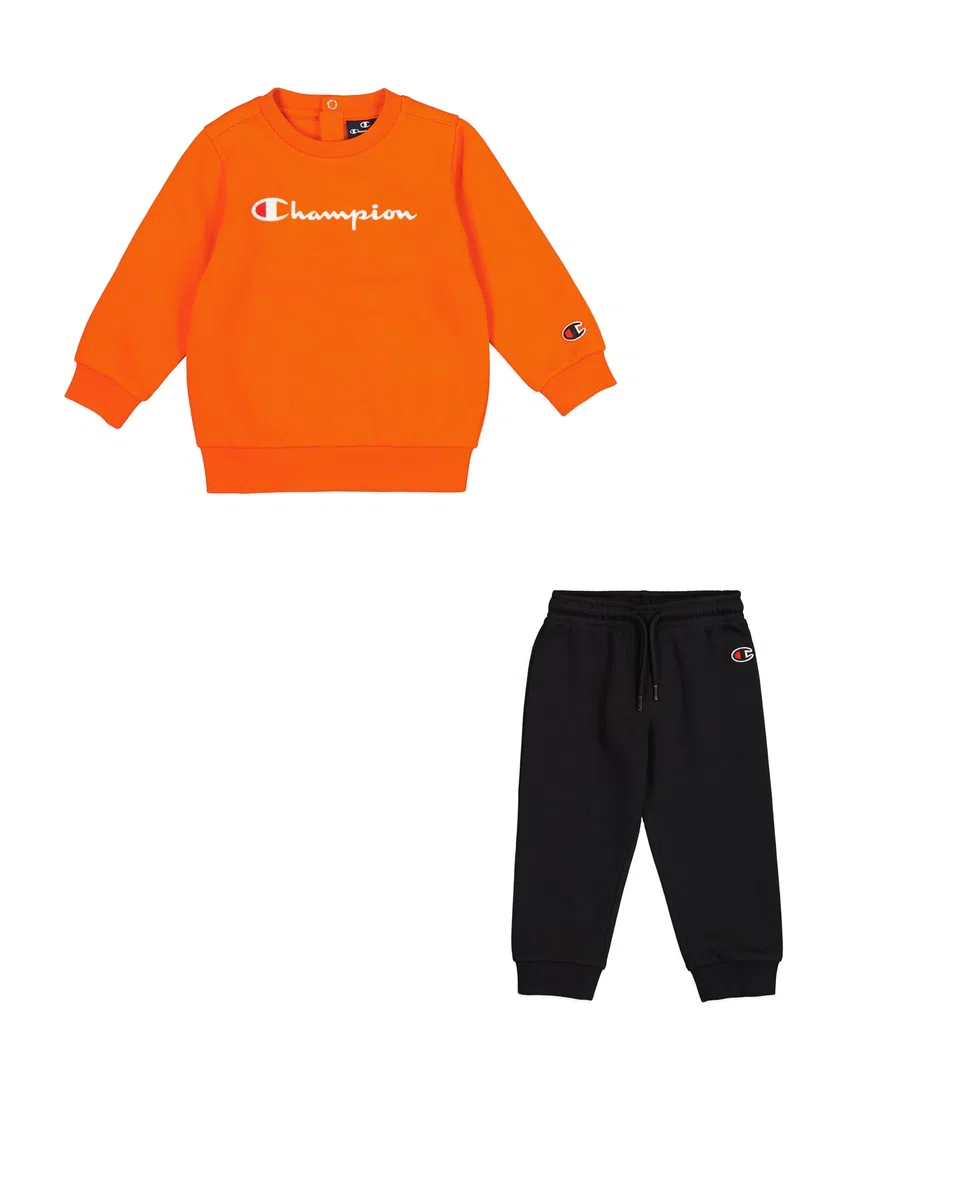 Champion Legacy Script Shop Td (306899) - Ultra-light Powerblend Fleece Crewneck traje Bebé-Niños