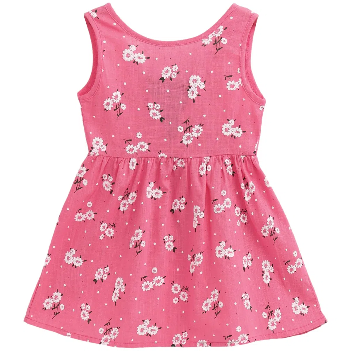 amropi Bebé Niñas Margarita Vestido Algodón Manga con Volantes Casual Verano de Vestido 0-5 años