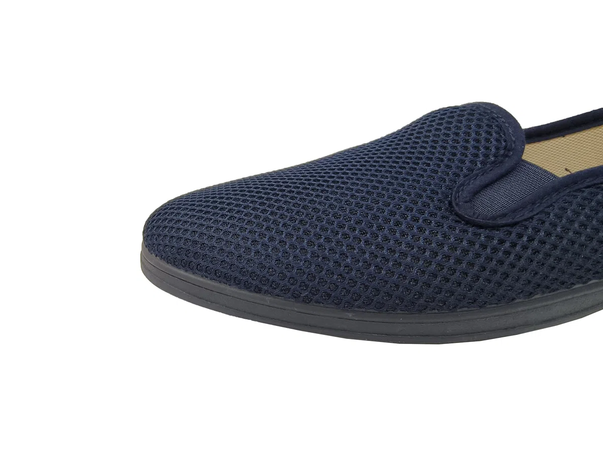 Zapatillas de Casa Hombre Verano Cómodas Respirables, Zapatos Rejilla Punta Cerrada, Suela Caucho Talla 39-46 Hecho en ESPAÑA