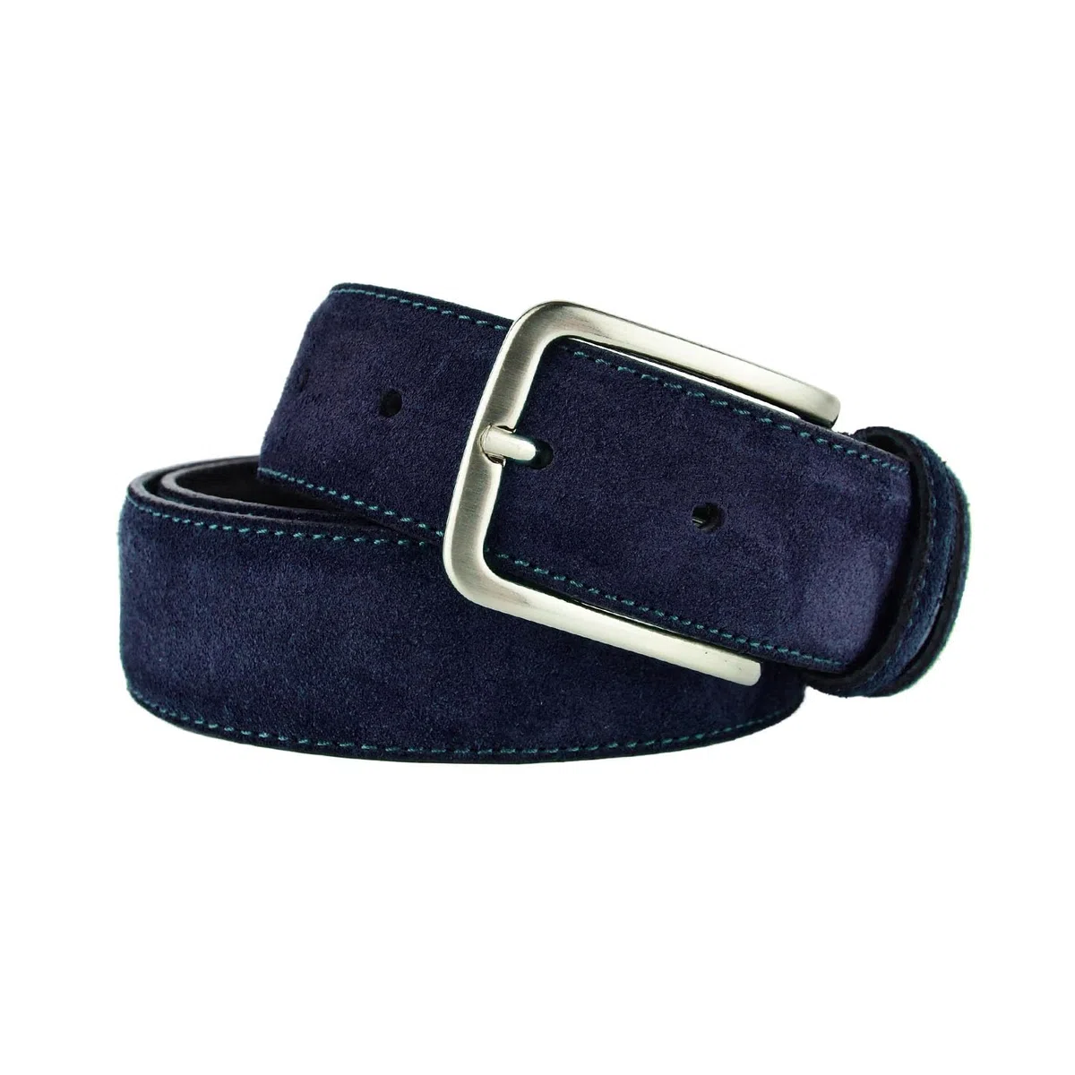 Cinturón de Gamuza para Hombre y Mujer, Piel Auténtica, Made in Italy, Ajustable
