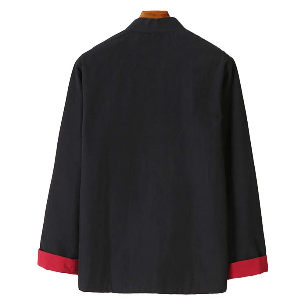 G-like Artes Marciales Chinas Hombre Chaqueta – Tradicional Uniforme Ropa superior para deportes de lucha, Kung Fu Tai Chi Wushu Hombres Mujeres Tang Estilo Primavera Otoño Ropa – Algodón