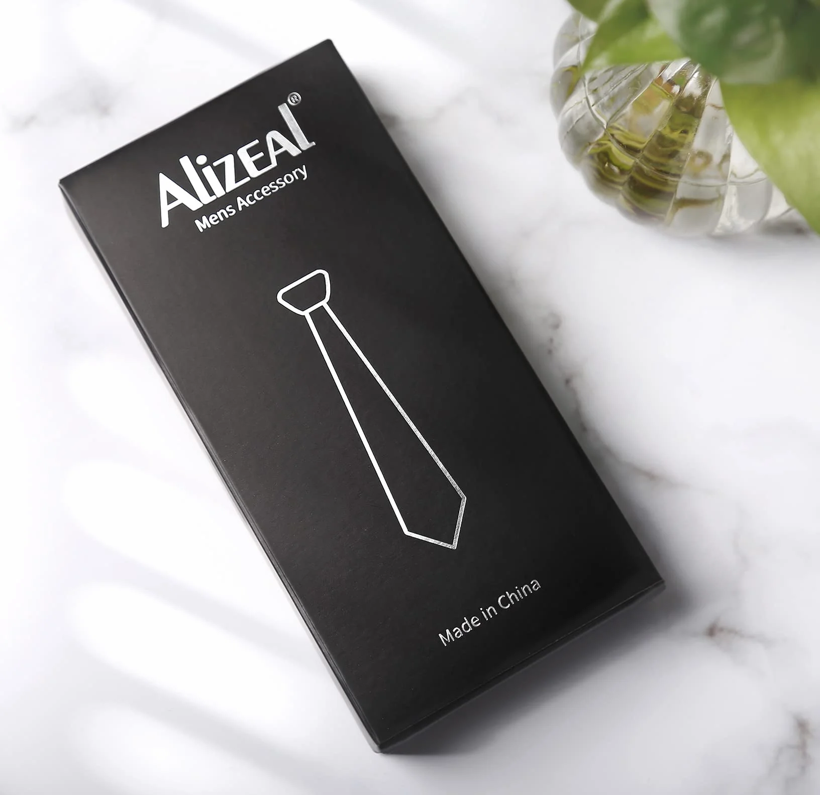 Alizeal Juego de corbata y pañuelo para hombre, diseño floral sedoso para boda, fiesta, corbata y pañuelo