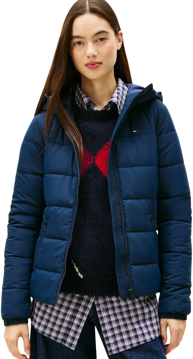 Tommy Jeans Cazadora acolchada Mujer Hooded con cremallera