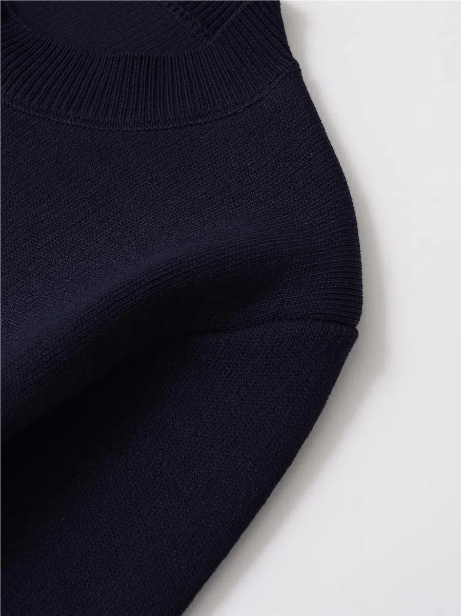 Cárdigan de Punto de Manga Larga con Cuello Redondo y un Solo botón for Uso Diario de principios de otoño, Chaqueta, suéter versátil(L)