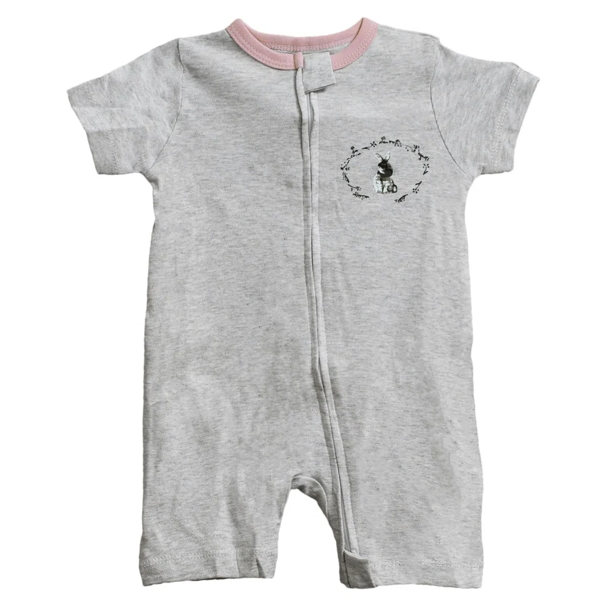 amropi Bebé Niña Mono Pack de 3 Peleles a Rayas Pijama Manga Corta Mameluco