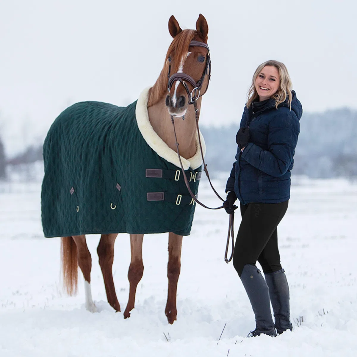 FitsT4 Sports Pantalones de equitación de invierno para mujer, con forro polar, pantalones de equitación de silicona para asiento completo