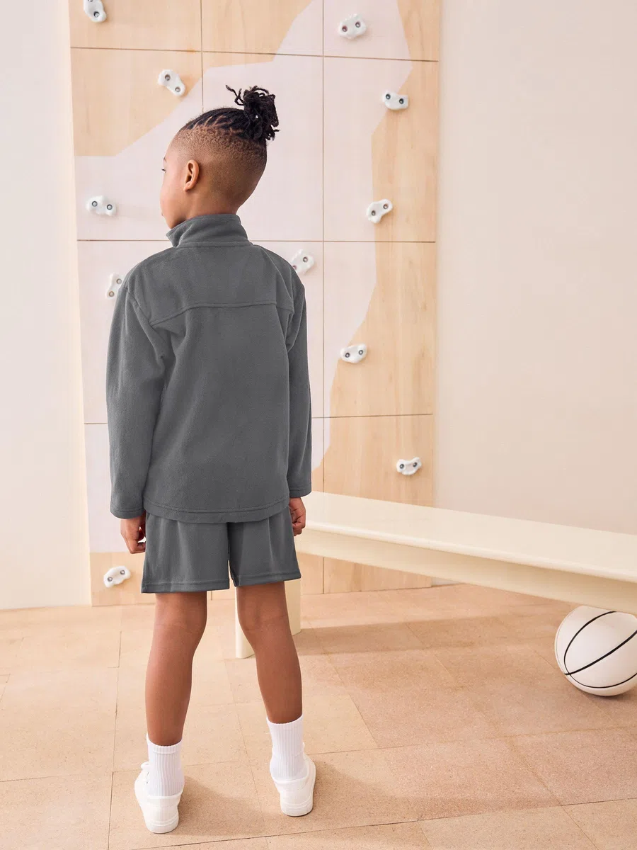NEXT Niños Chaqueta de forro polar con cremallera y bolsillos