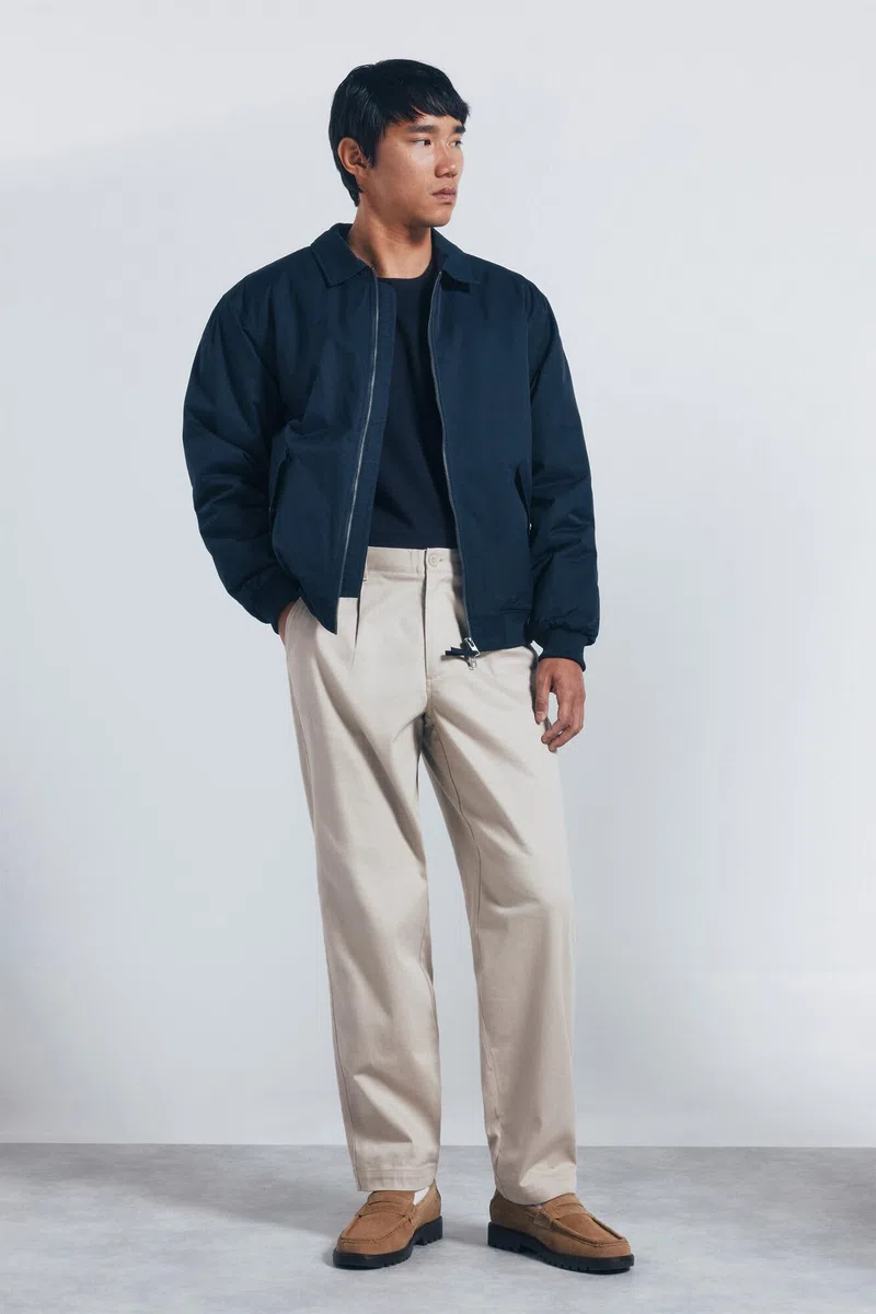 SPRINGFIELD Aviator Light Puffed Jacket With Shirt Collar. Chaqueta Ligera Hombre