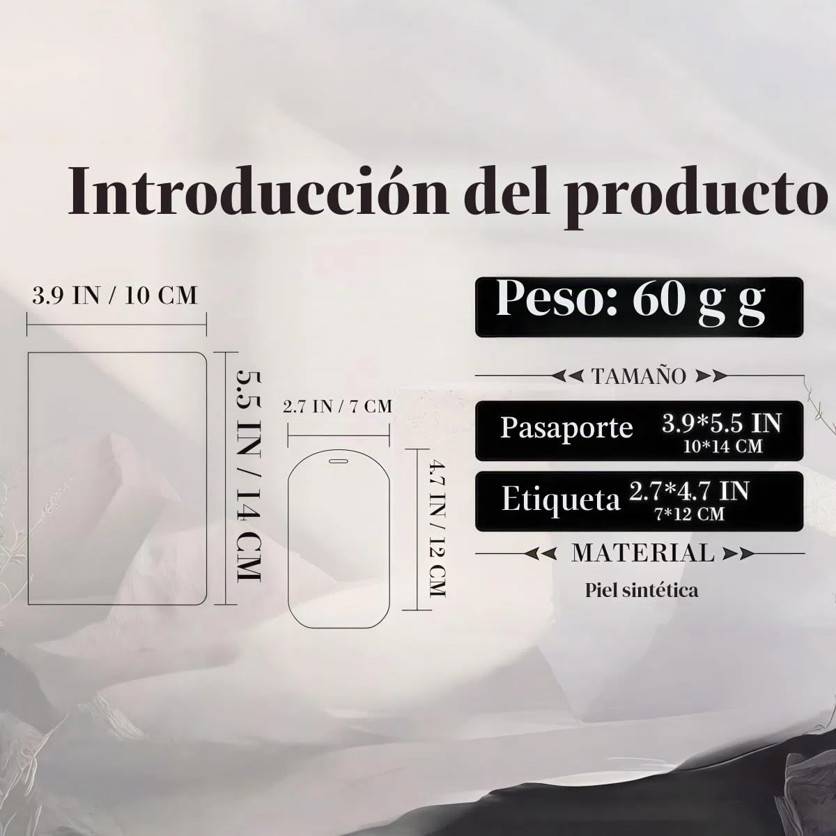Funda De Pasaporte Personalizada Y Etiqueta De Equipaje, Billetera De Viaje Con Nombre O Iniciales para Mujeres Y Hombres, Regalos De Viaje para Parejas, Accesorio De Viaje para Luna De Miel Y Navidad