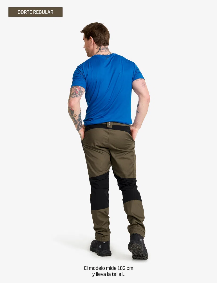 RevolutionRace Rambler Lightweight Pants para Hombre, Pantalones de Senderismo duraderos y Ligeros