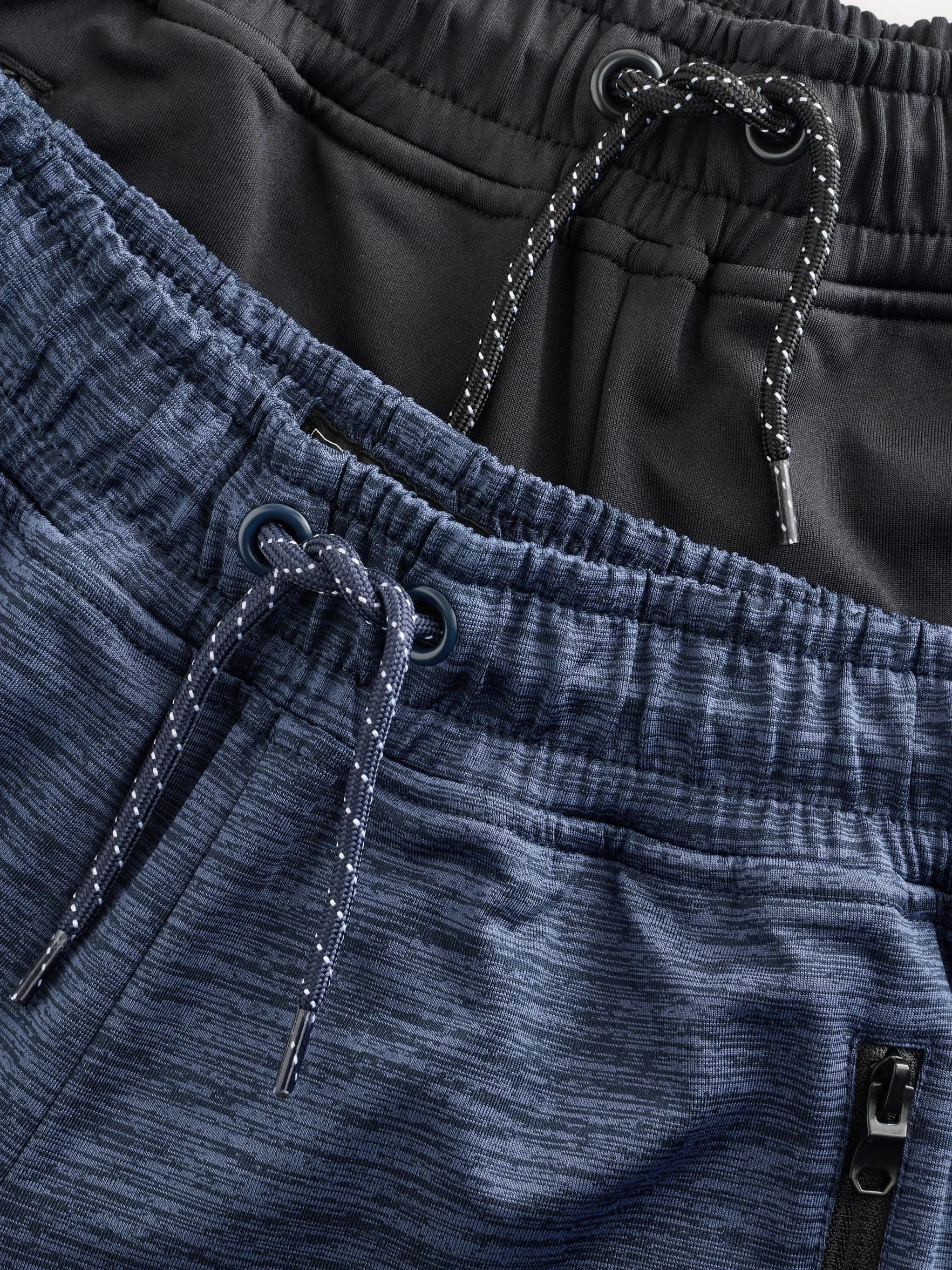 NEXT Niños Pack de 2 Pantalones Deportivos de chándal de Corte Slim