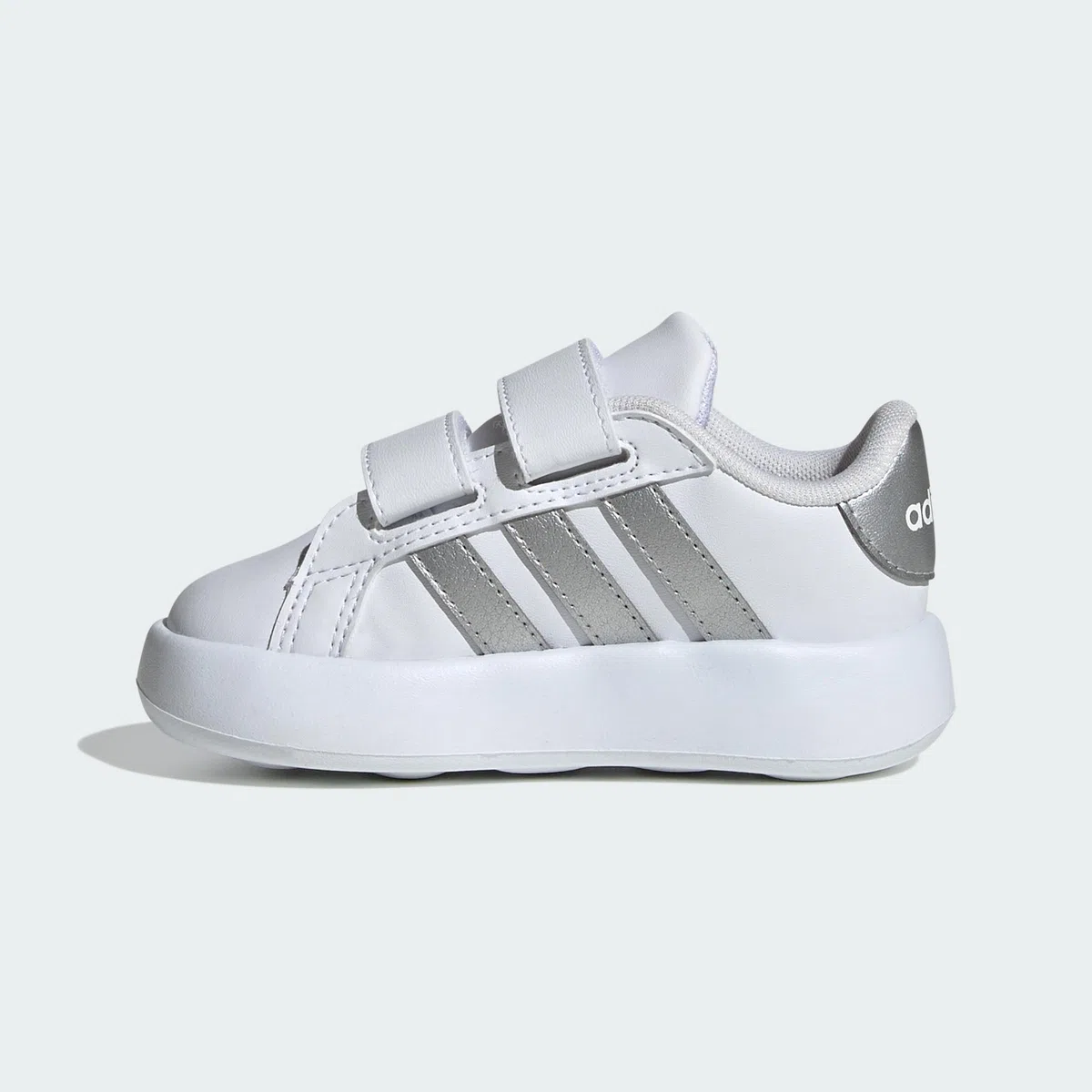 adidas Grand Court 2.0 Shoes Kids, Zapatillas de Tenis Unisex bebé, FTWR White Matte Silver FTWR White, 22 EU