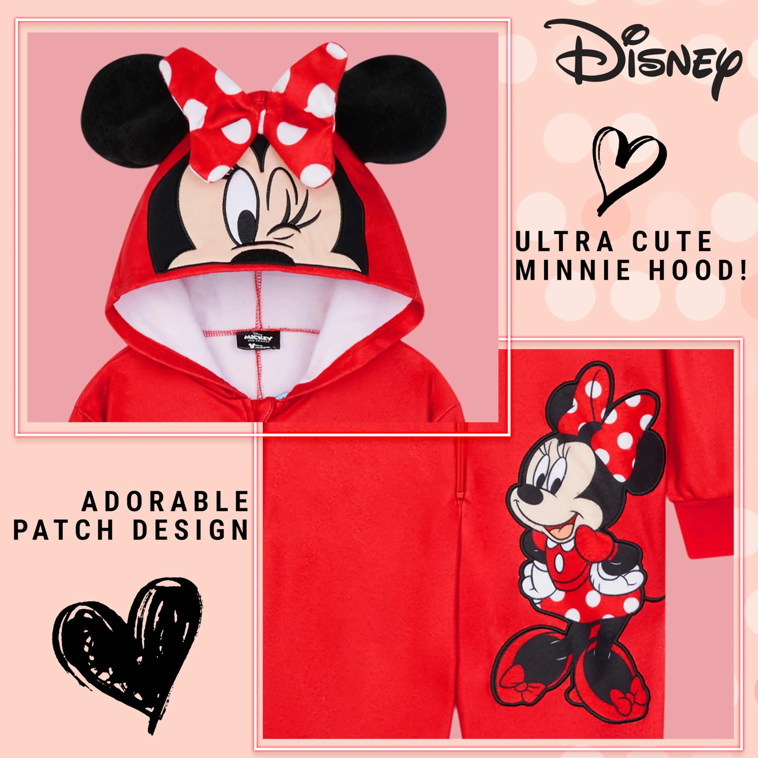 Disney Stitch Fleece Kids Onesie Hooded Onesie for Kids Toddlers Teenagers 2-14 Years Kids PJs Loungewear Stitch Gifts