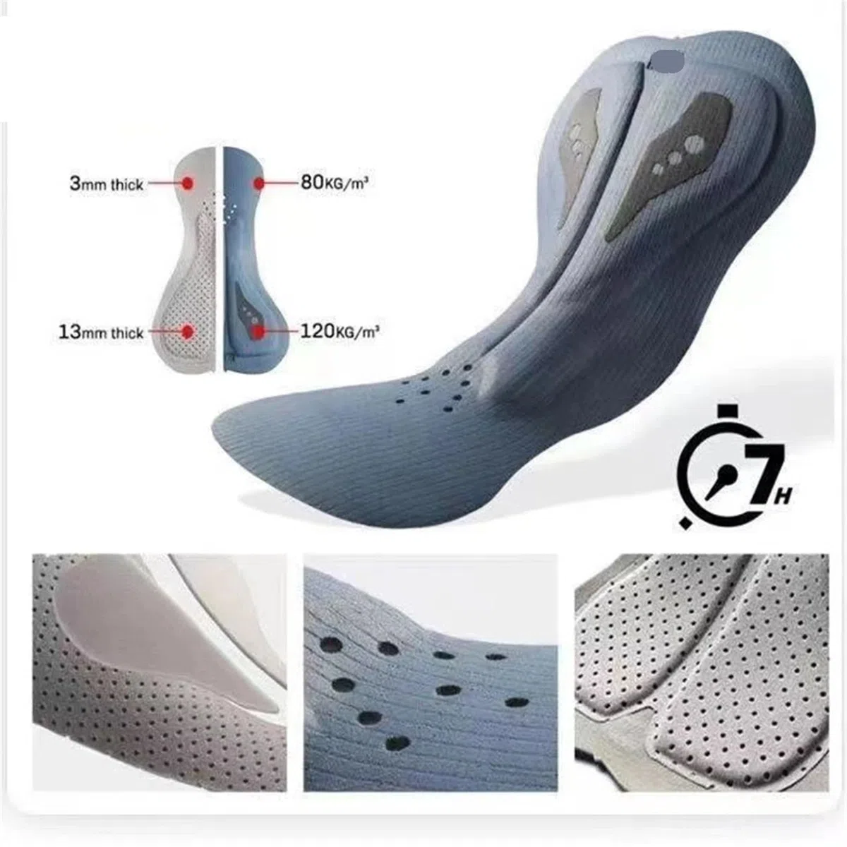 Cycling Bib Shorts Hombre Cojín for asiento de bicicleta, pantalones con peto térmico de lana for ciclismo, pantalones con almohadilla de Gel for mantener el calor, a prueba de golpes, for invierno(Cy