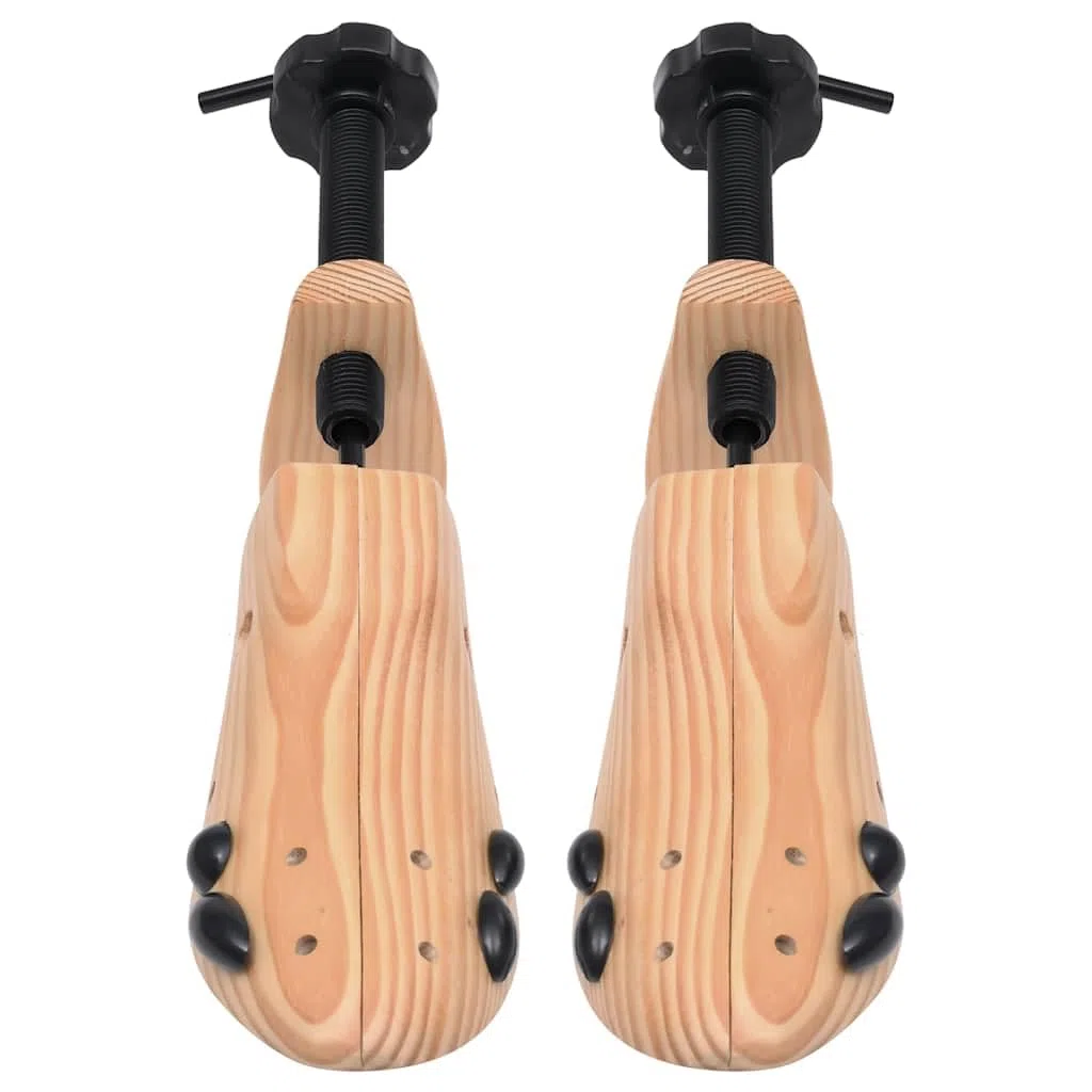 Horma de zapatos de madera maciza de pino, tamaño 36-40, moldeador de zapatos para hombre y mujer, expansor de zapatos con absorción de humedad, evita arrugas, almacenamiento para zapatillas