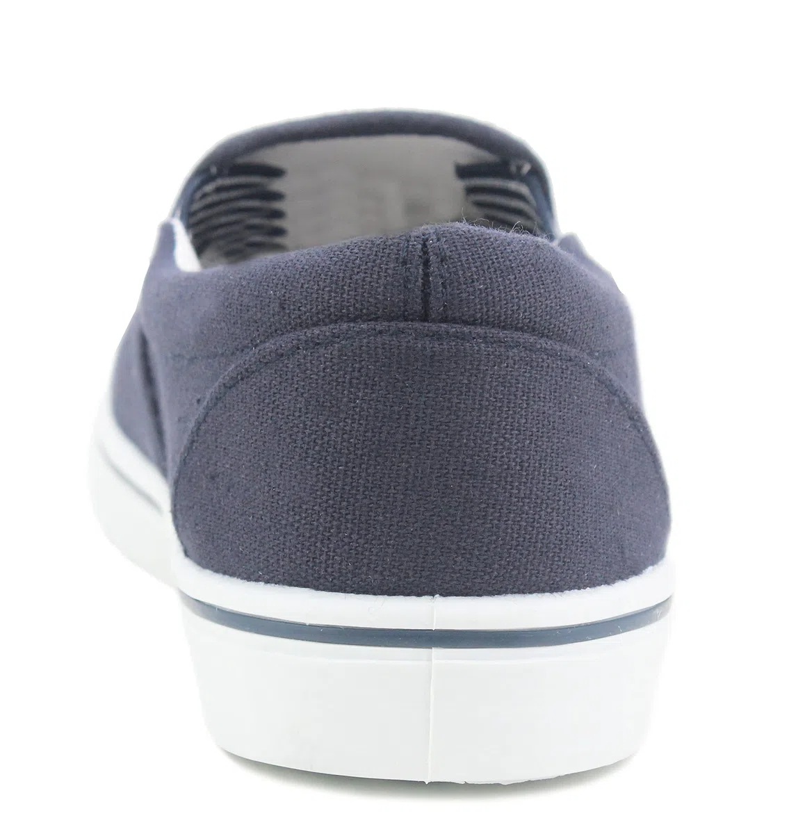 DEK Alpargatas planas de lona para hombre, para barco, yate, alpargatas casuales (azul marino, número 9)