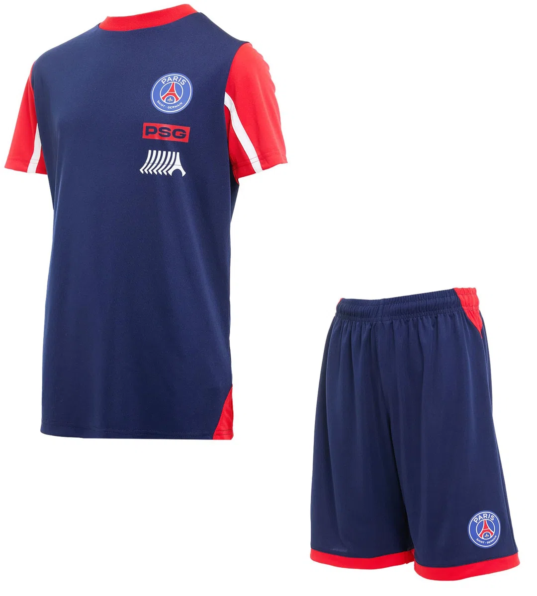 PSG Paris Saint Germain - Conjunto de camiseta de corta colección oficial