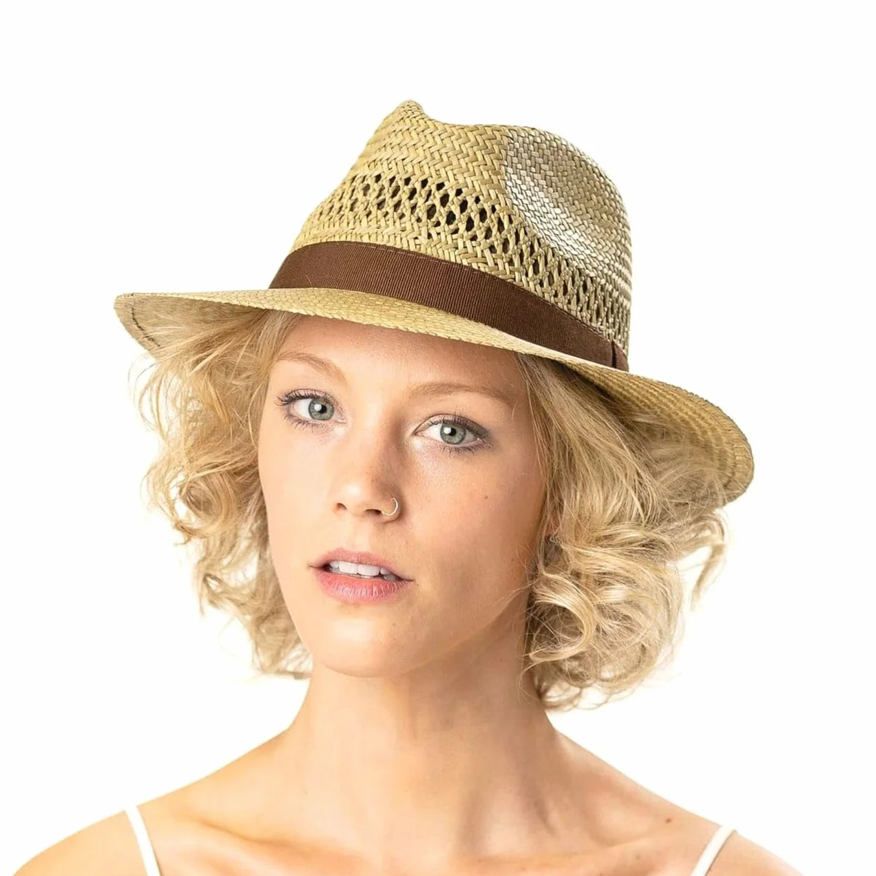 LIPODO Sun Traveller Sombrero de Paja Unisex Primavera Verano