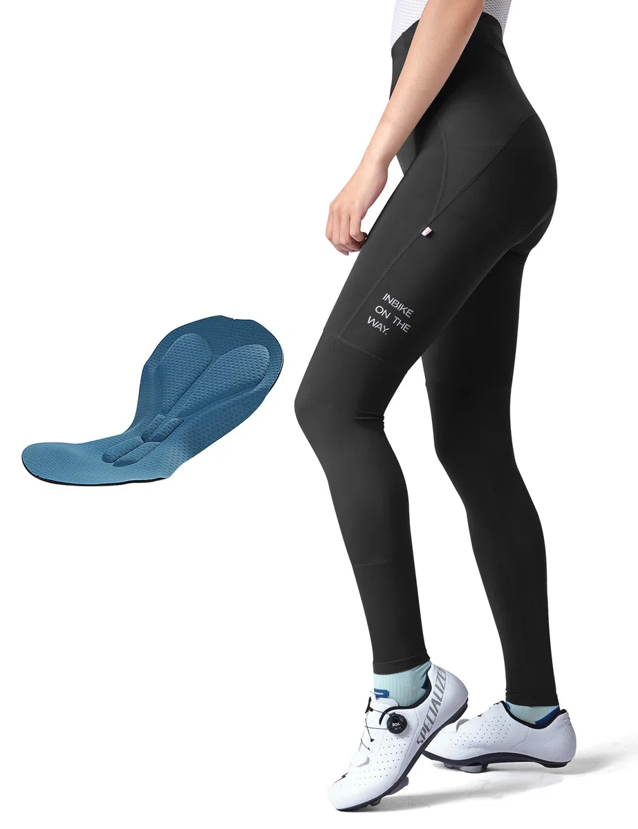 INBIKE Pantalones Ciclismo Mujer Largos Culote Bicicleta Entretiempo Ligeros Montaña MTB Transpirable