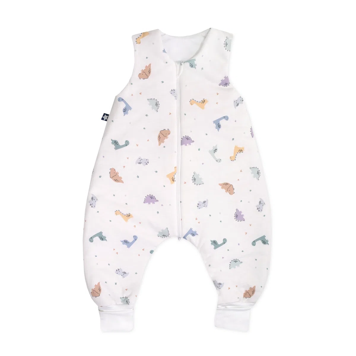 Julius Zöllner Mono de Dormir de algodón Jersey Fabricado en Alemania, Talla 92, Little Dinos, 9082763510, 24-48 Meses, Talla 92