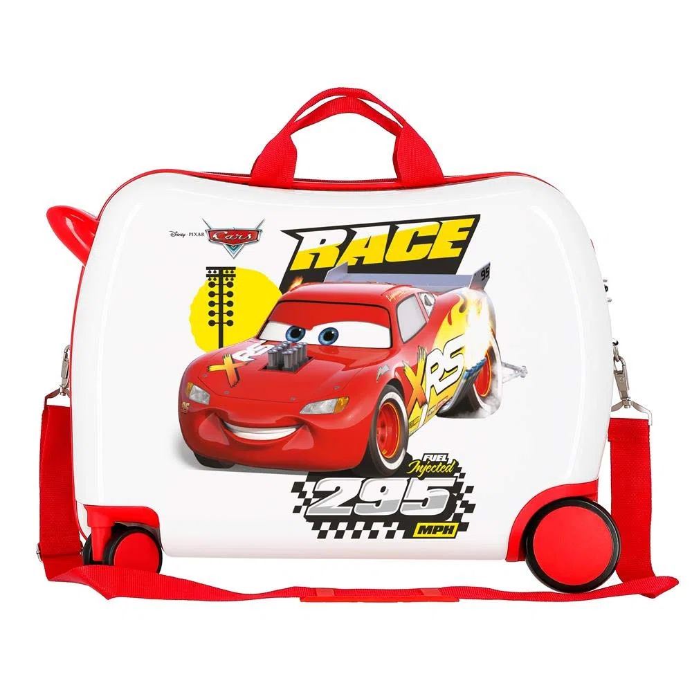 Disney, Cars Joy Maleta Infantil Multicolor 50x38x20 cms Rígida ABS Cierre combinación 34L 2,1 Kgs 4 Ruedas Equipaje de Mano