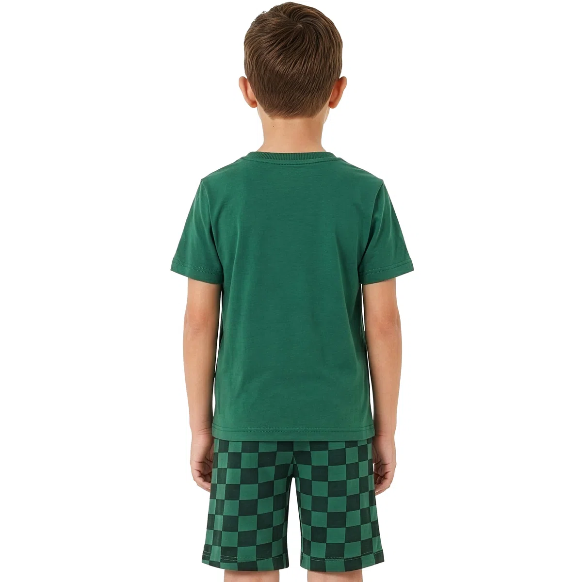 Minecraft Pijama Niños, Conjunto Niño Verano Creeper, Pijama Niño Manga Corta