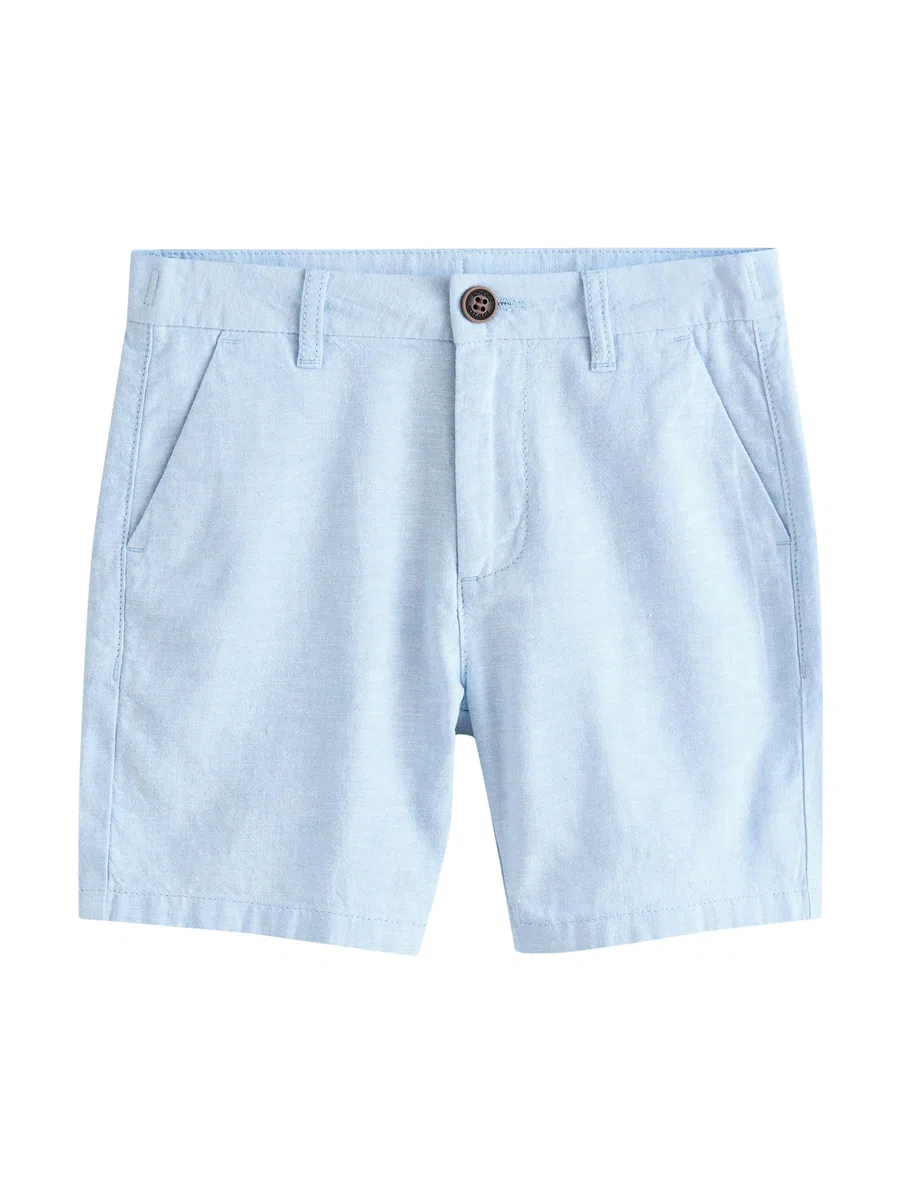 NEXT Niños Pack de 2 Pantalones Cortos de Lino Estilo Chino