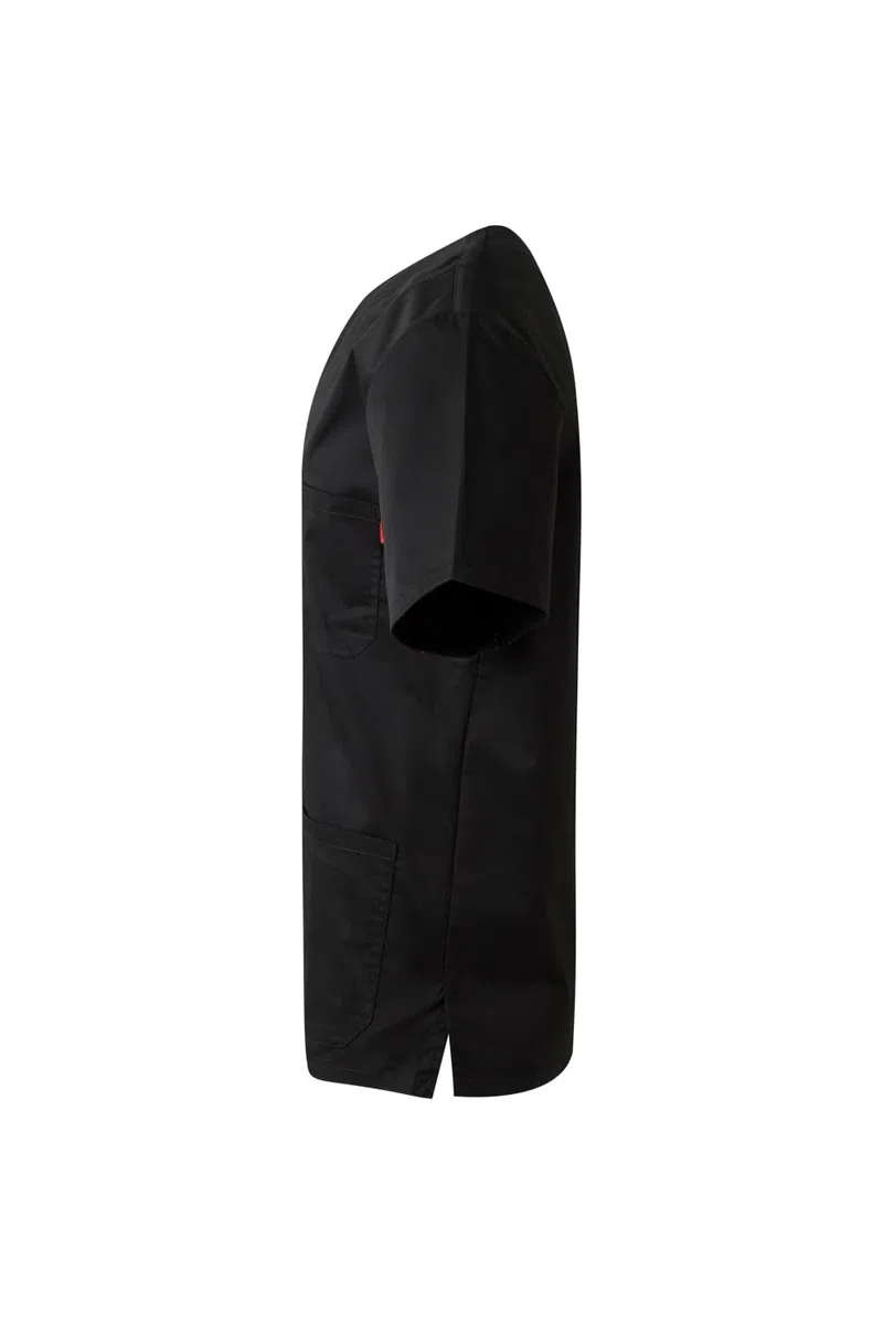 Velilla Camisa Turquesa Manga Corta Cuello Americano Formal Hombre Alpha EU 18.5 Regular