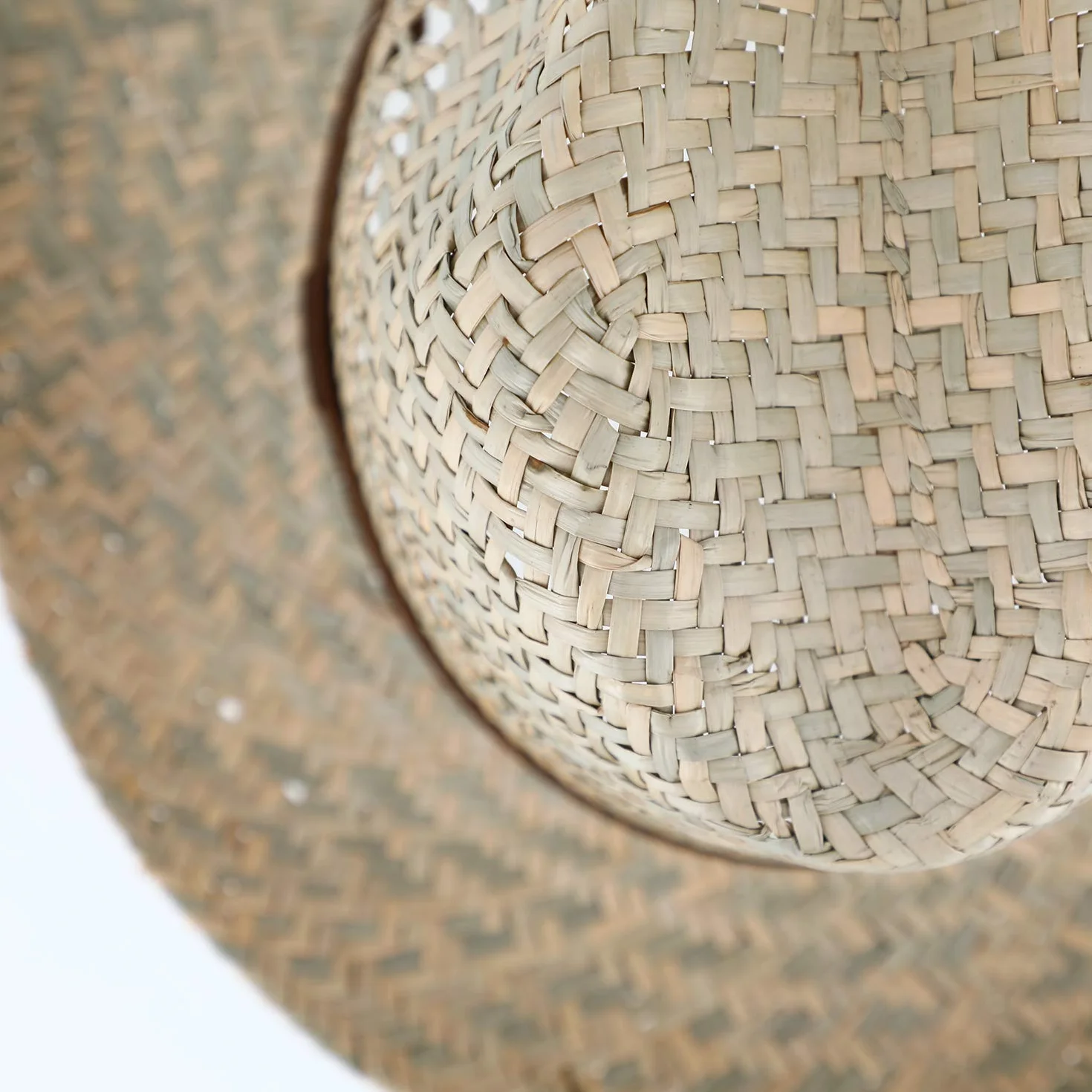 fiebig Sombrero de Fedora con Cinta marrón | Sombrero para el Sol para Hombre y Mujer | Sombrero Bogart en 100% Paja Sombrero de Verano con ala Ancha