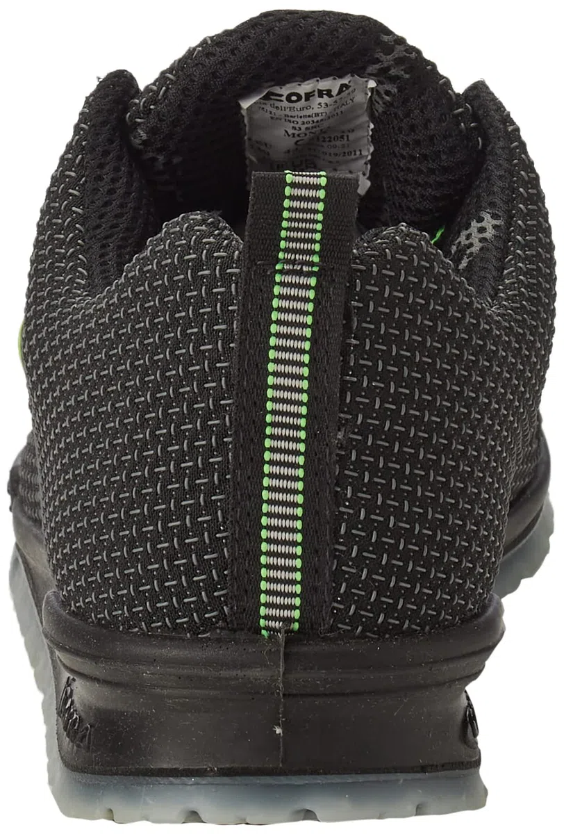 COFRA. Zapato bajo negro de seguridad Monti S3 SRC diferentes tallas, Negro, 43 EU