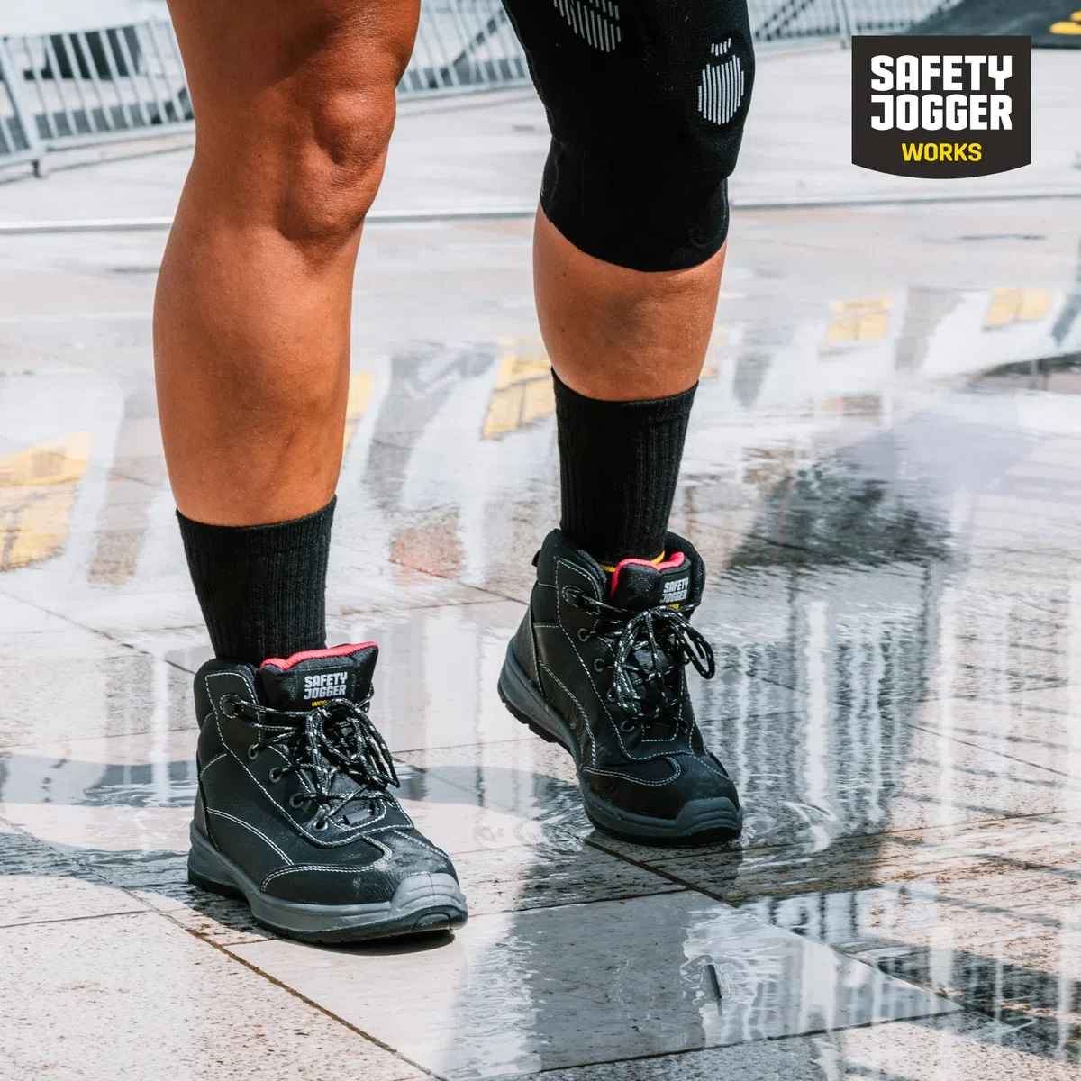 Safety Jogger Force2 Force 2, Unisex-Erwachsene Sicherheitsschuhe, Schwarz (BLK), EU 42