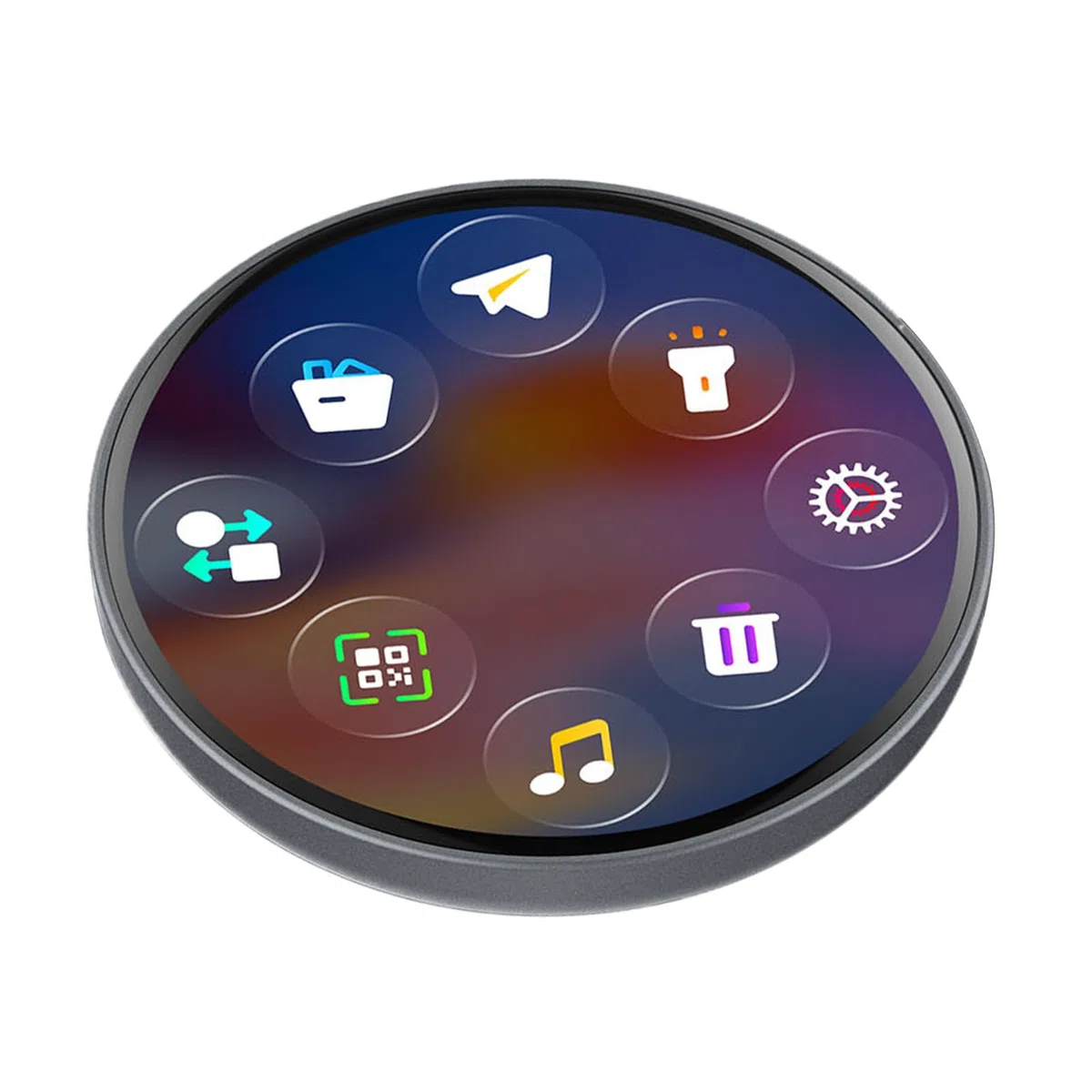 Pin de insignia digital, pantalla táctil, LED animado de alta definición con efectos de color, pin esmaltado coleccionable, accesorio divertido de moda para anime, cómic, concierto, música, escuela