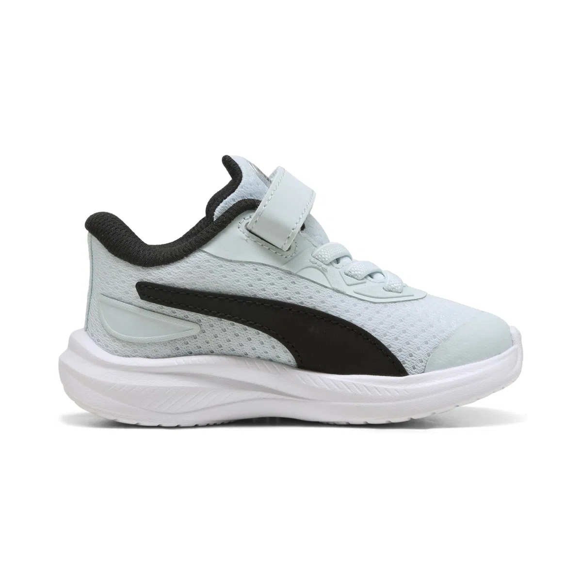 PUMA Skyrocket 2 AC+ INF, Sneaker Unisex bebé, Sea Glass Black-Speed Blue-Mint Melt, 25.5 EU