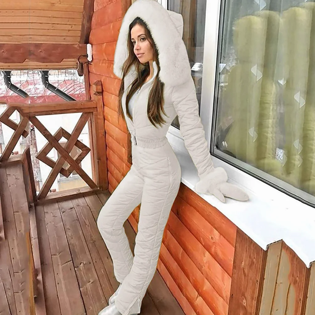 MJGkhiy Traje de nieve para mujer completo elegante traje traje de esquí chaqueta montaña con capucha pantalones snowboard térmico esquí traje completo oferta deportiva ropa nieve para actividades al