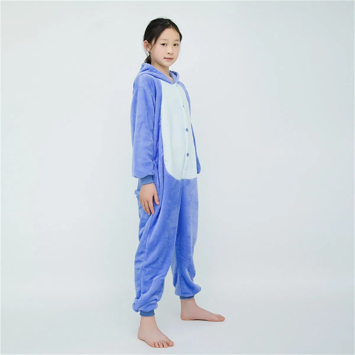 Unisex Niños Unicornio Pijamas la Ropa de Noche del Traje Onesie 3D Novedad Mono Stitch Cartoon Animal Cosplay Disfraces Mascotas Carnaval Navidad Ropa especializada para Niños Niñas