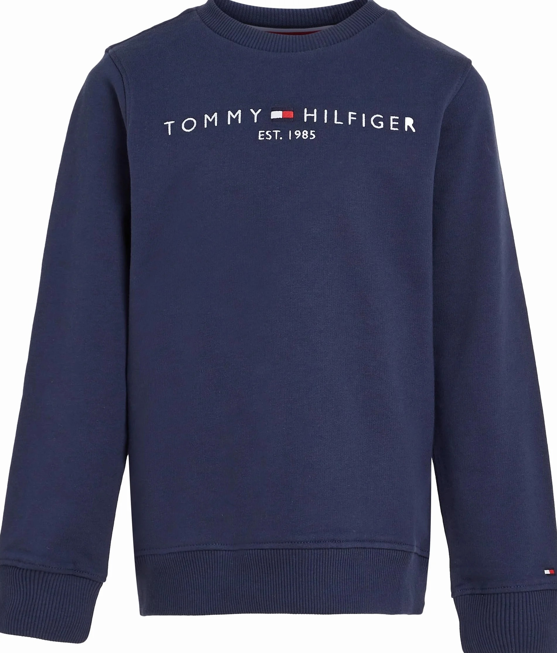 Tommy Hilfiger Sudadera Infantil Unisex Essential Sweatshirt sin Capucha