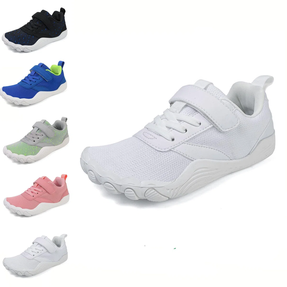 Niños Calzado Descalzos Niño Niña Zapatillas de Senderismo Transpirables,Zapatos de Trekking Barefoot Minimalistas,Antideslizante Sneakers Unisex-niños