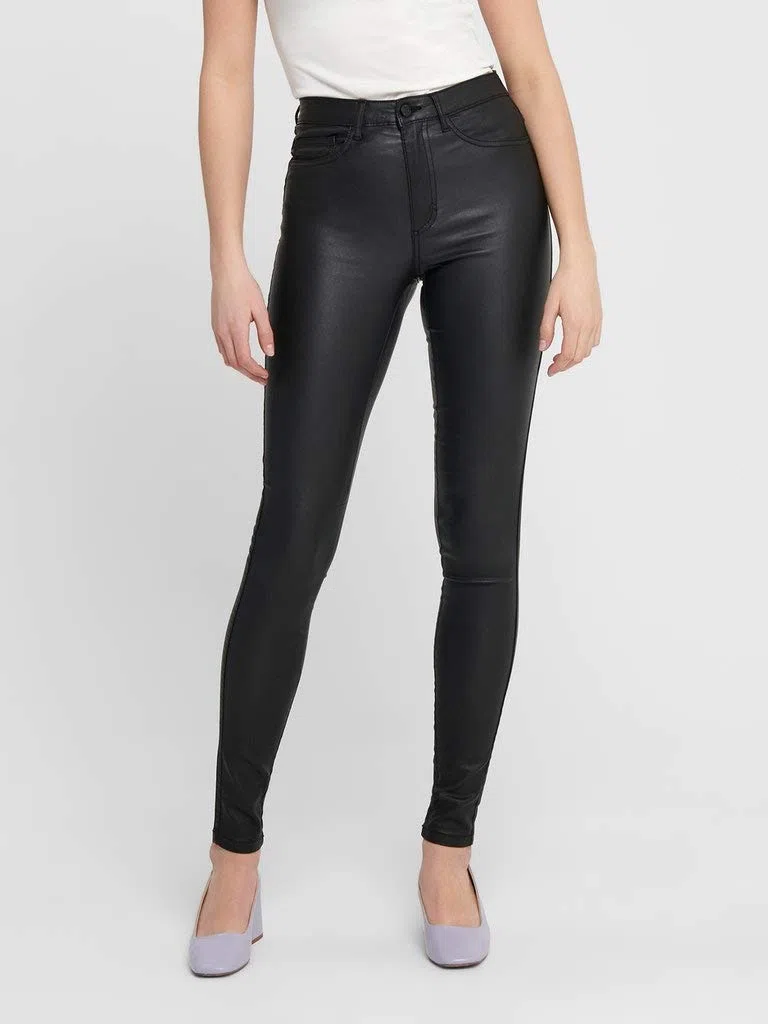 ONLY Faux Leather Trousers ONLROYAL Skinny Fit Faux Leather Trousers