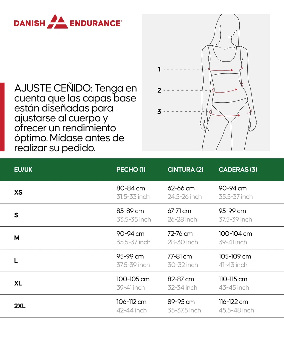 DANISH ENDURANCE Camiseta Media Cremallera Lana Merino para Mujer, Capa Base Térmica, Ropa Interior Invierno