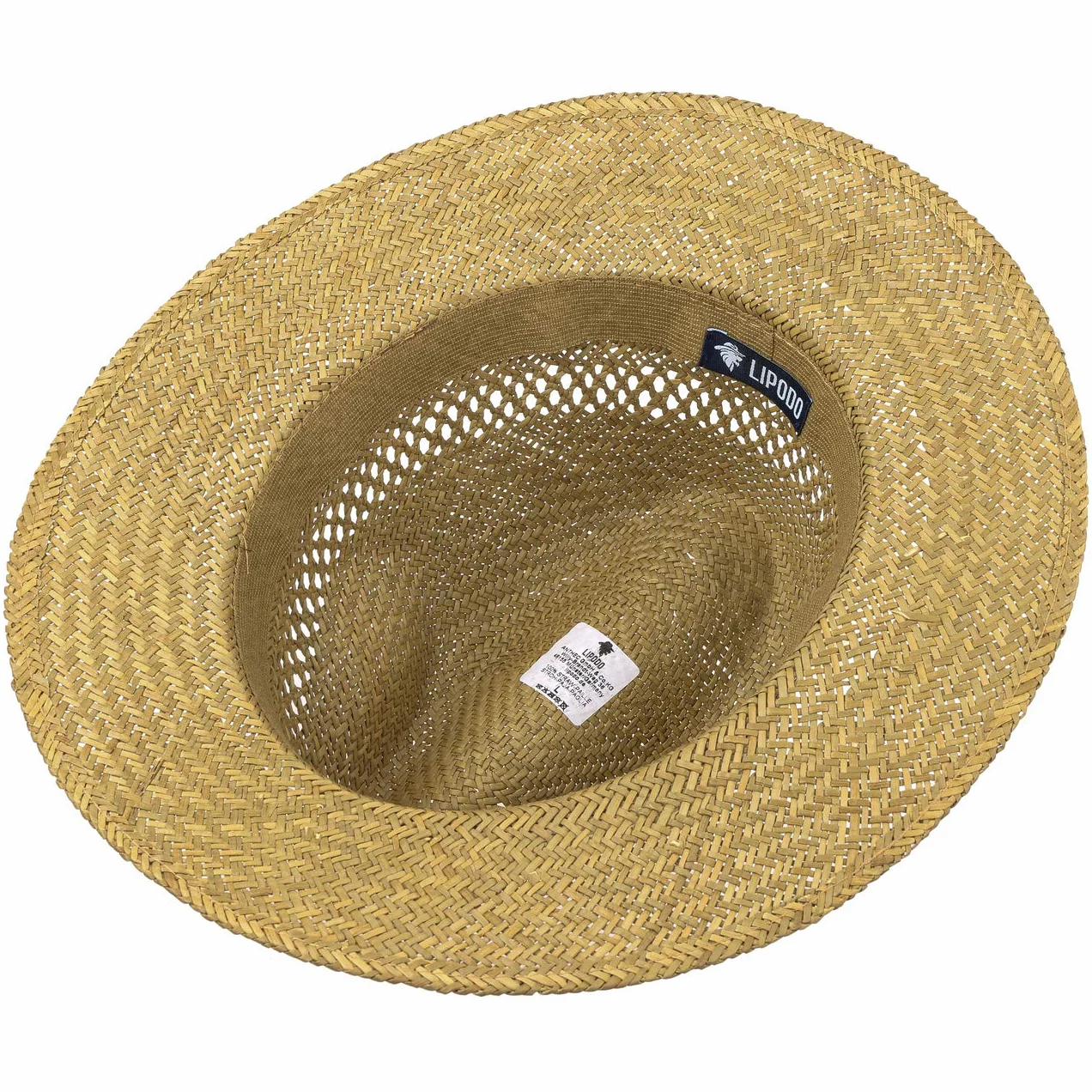 LIPODO Sun Traveller Sombrero de Paja Unisex Primavera Verano