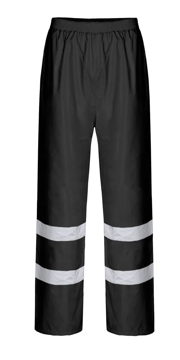 Traje de Lluvia para Hombre Impermeable Chaqueta Impermeable con Capucha Pantalones de Lluvia Exterior Cintas Reflectantes para Deportes al Aire Libre