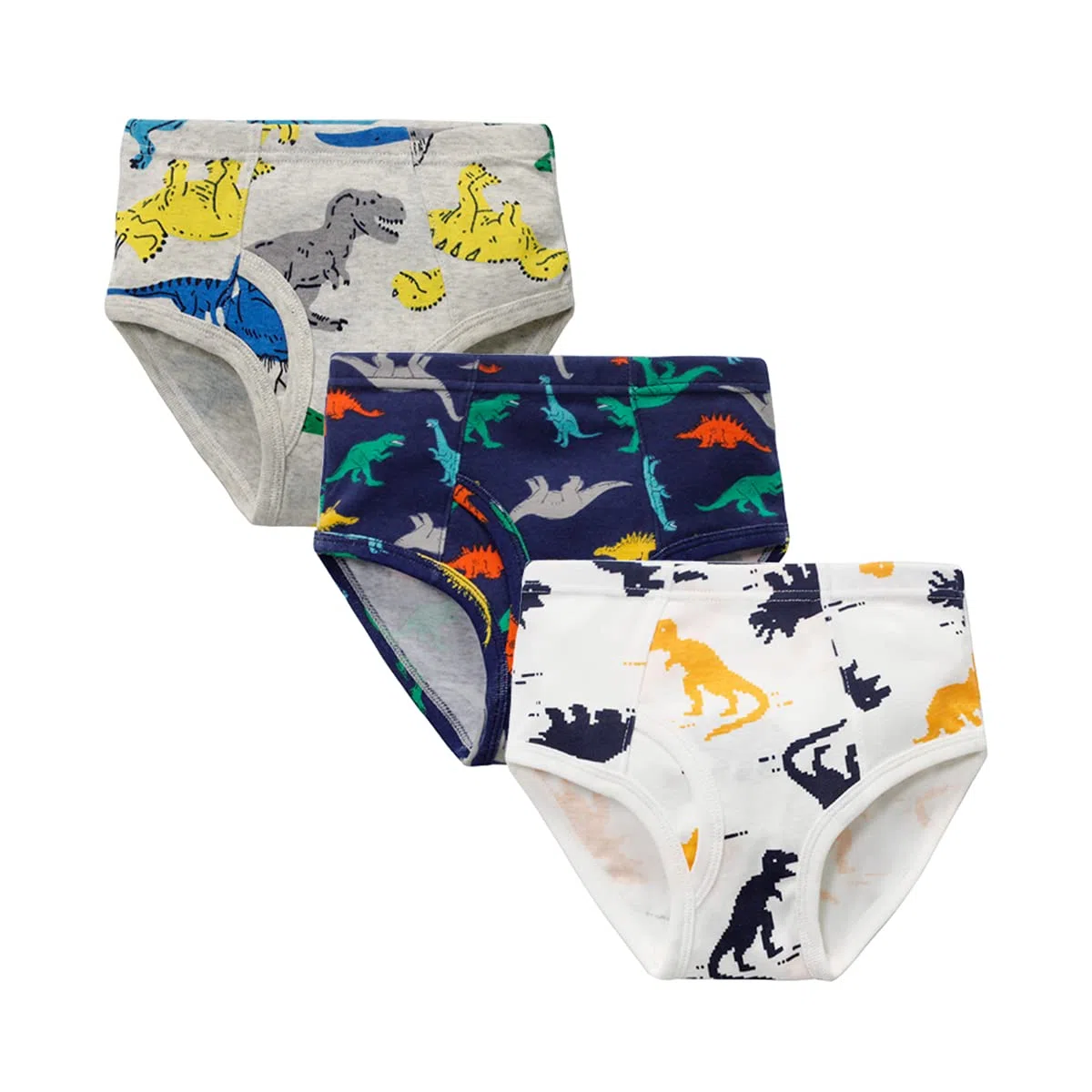 Calzoncillos Niño Algodón Ropa Interior Paquete de 12, Slips Niños 2-10 Años