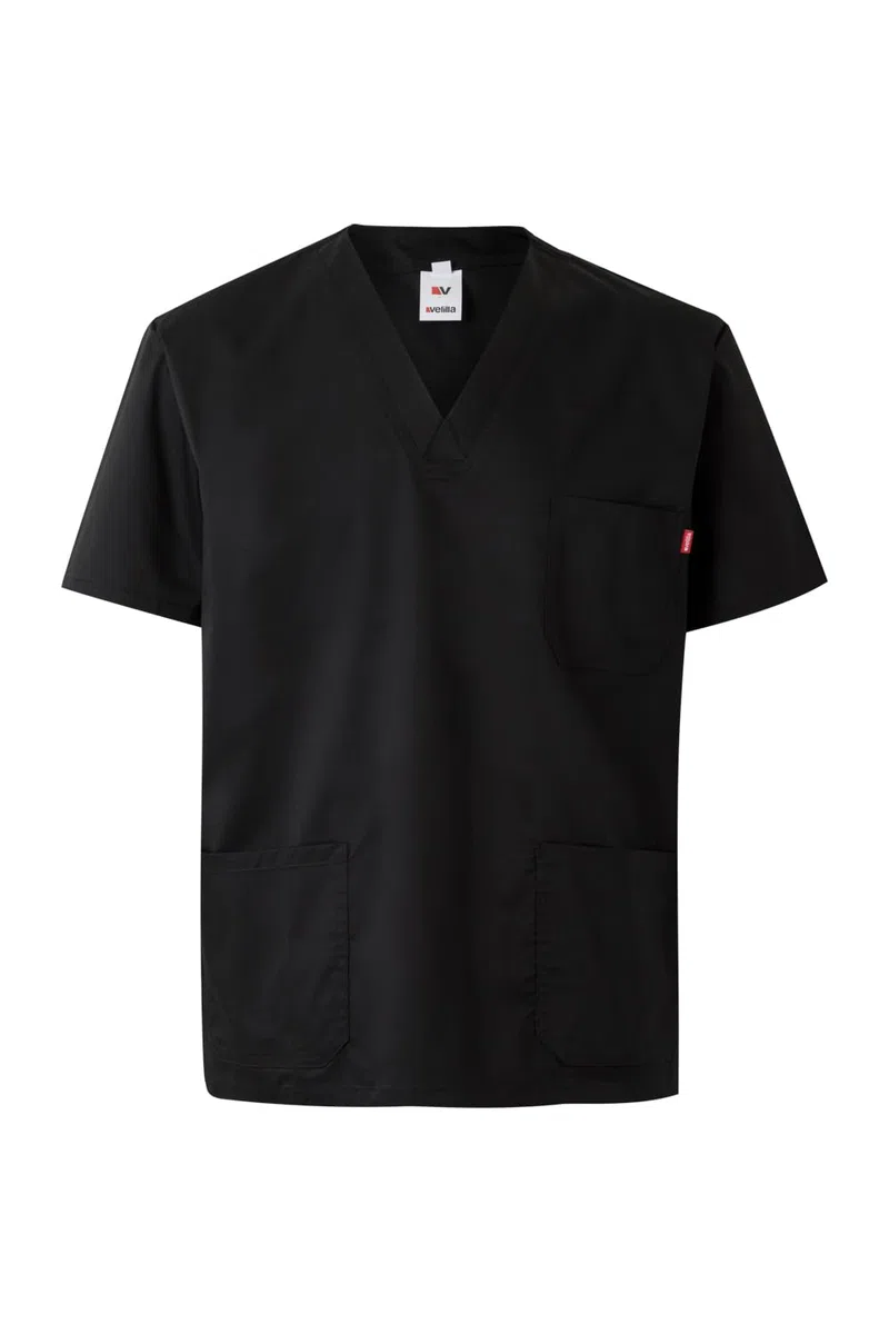 Velilla Camisa Turquesa Manga Corta Cuello Americano Formal Hombre Alpha EU 18.5 Regular