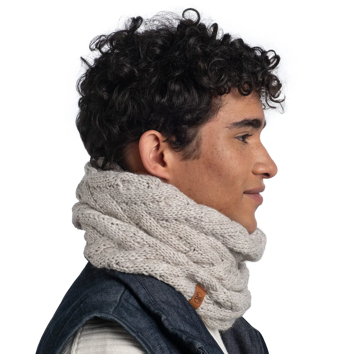 Buff Cinta Knitted Caryn Calentador de cuello tricot y polar Unisex adulto (Pack de 1)